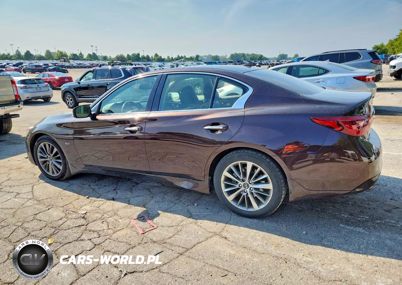 2018 Infiniti Q50 3.0T Luxe VIN:JN1EV7AR7JM445720 - 2