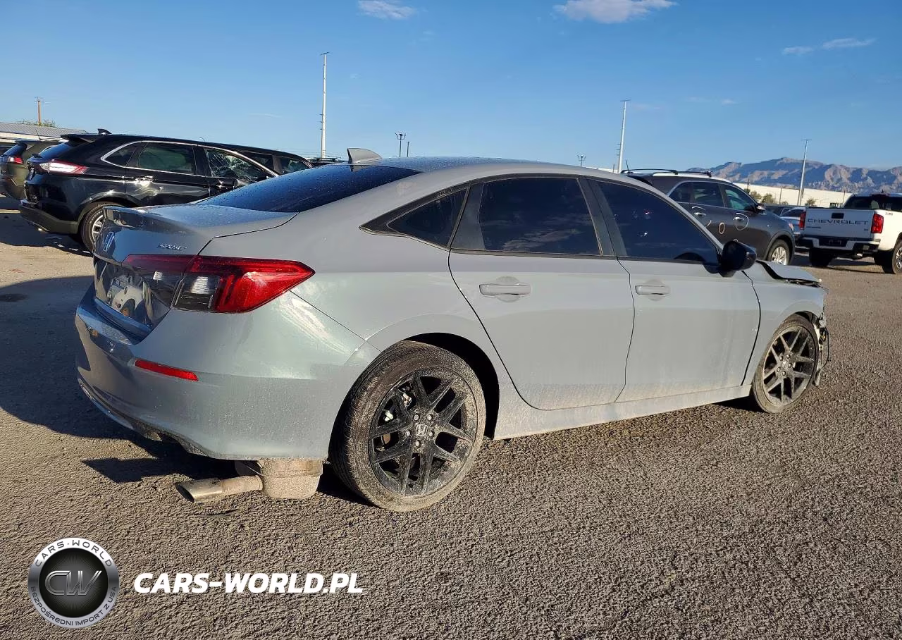 2022 Honda Civic Sport VIN:2HGFE2F59NH610588 - 3