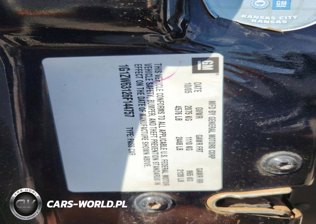 2006 Chevrolet Malibu Maxx Ss VIN:1G1ZW63126F144757 - 13