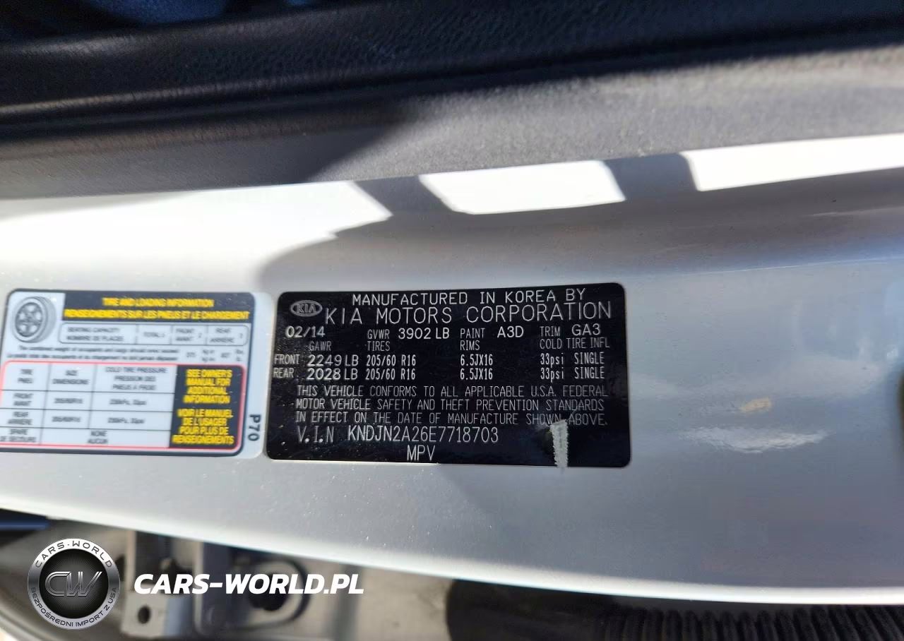 2014 Kia Soul Base VIN:KNDJN2A26E7718703 - 12