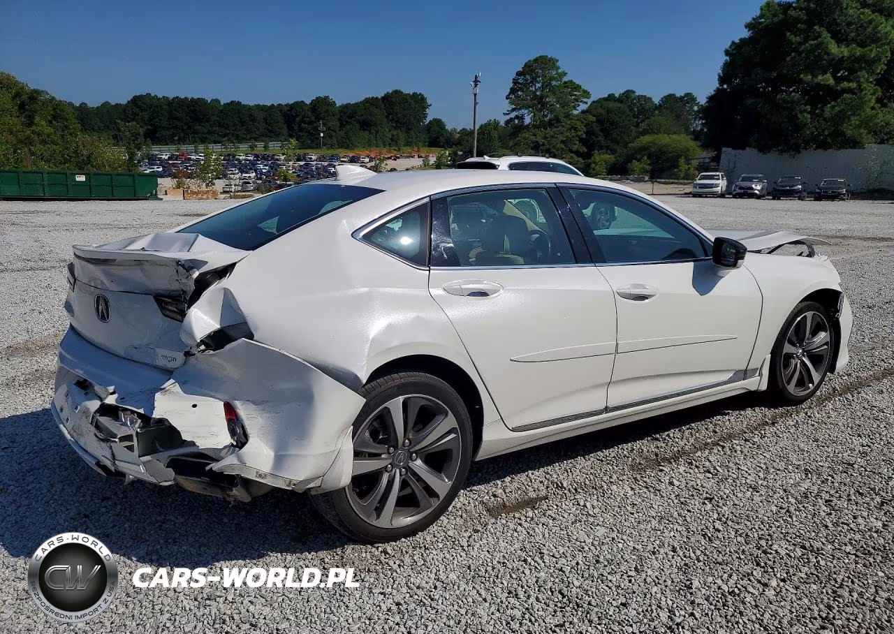 2021 Acura Tlx Advance VIN:19UUB6F61MA007602 - 3