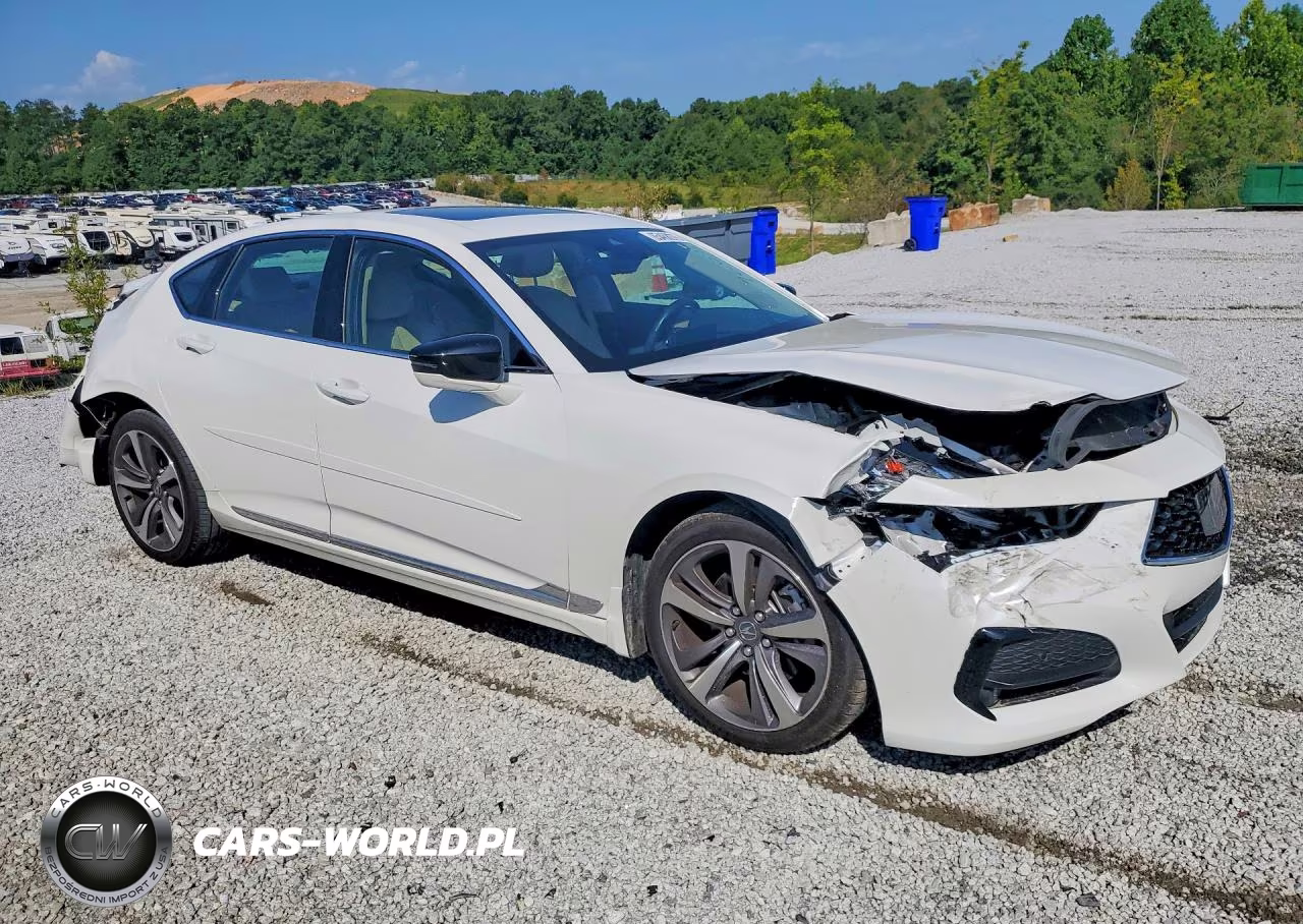 2021 Acura Tlx Advance VIN:19UUB6F61MA007602 - 4