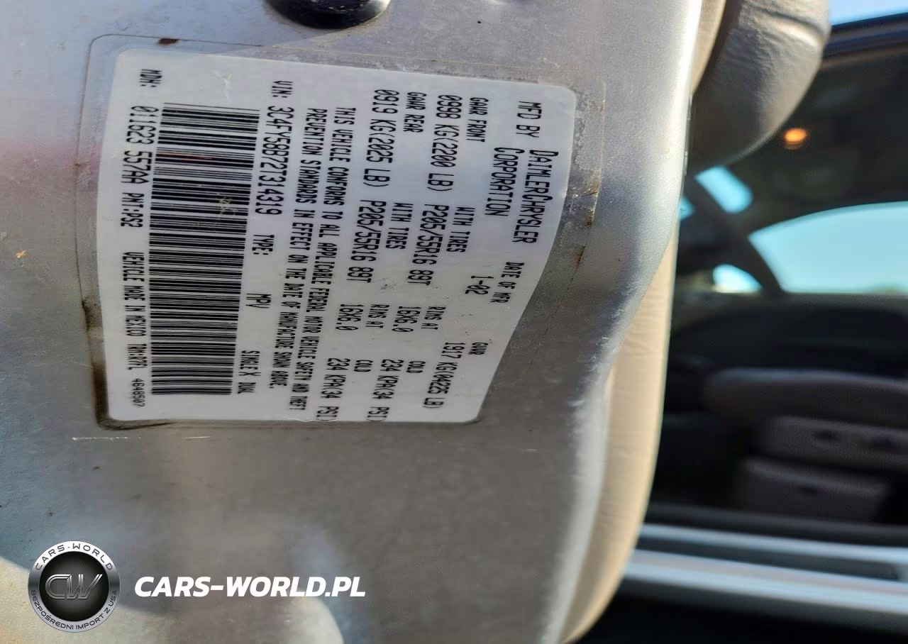 2002 Chrysler Pt Cruiser Touring VIN:3C4FY58B72T314319 - 12