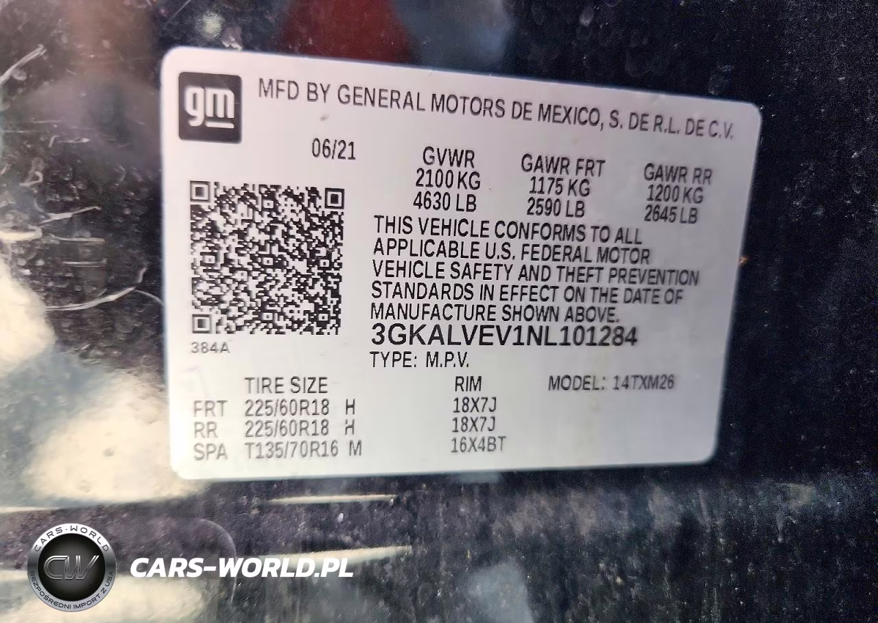 2022 GMC Terrain Slt VIN:3GKALVEV1NL101284 - 13