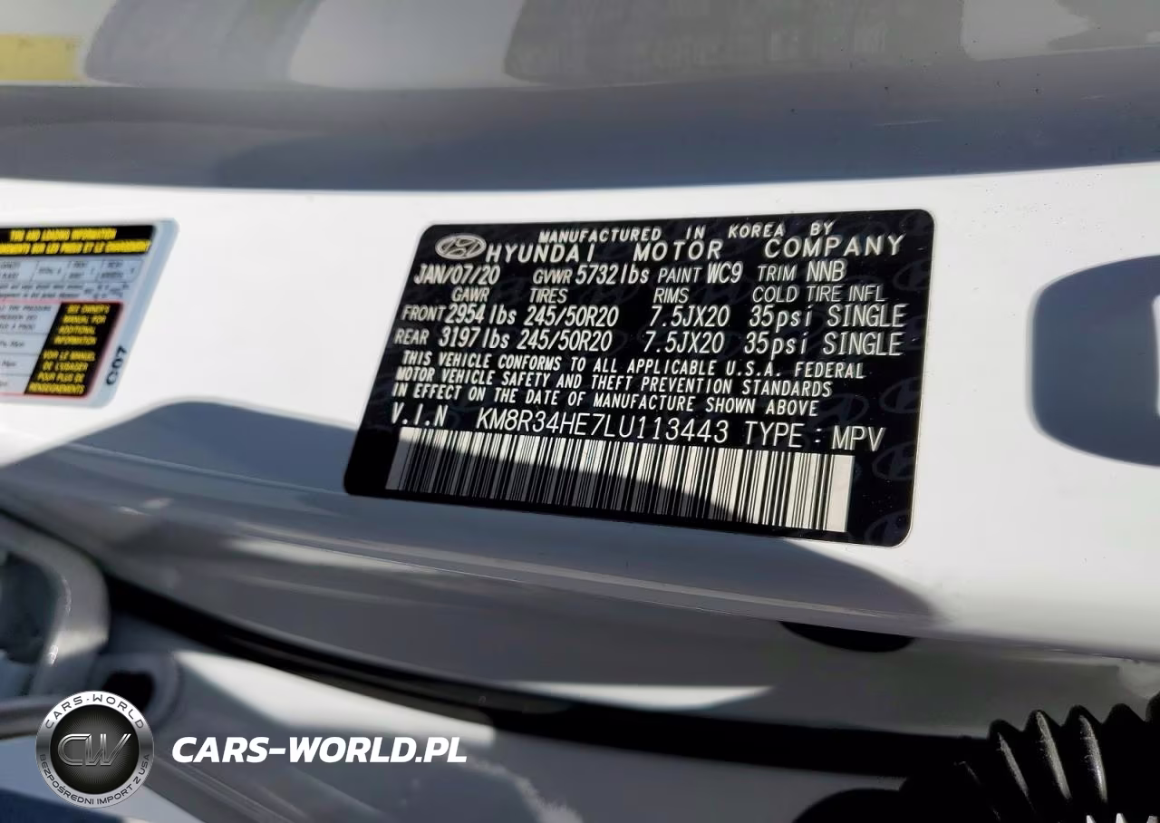 2020 Hyundai Palisade Sel VIN:KM8R34HE7LU113443 - 13