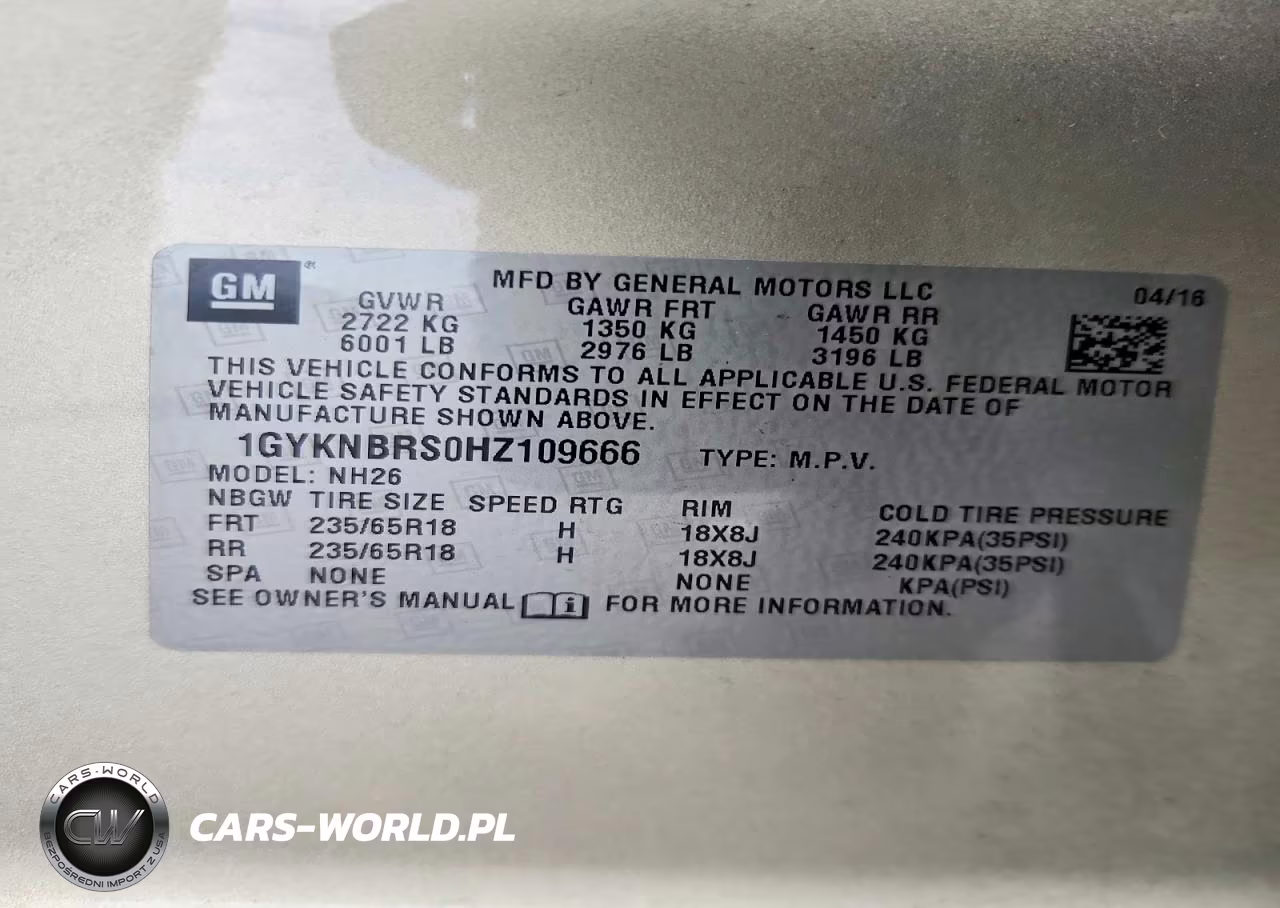 2017 Cadillac Xt5 Luxury VIN:1GYKNBRS0HZ109666 - 13