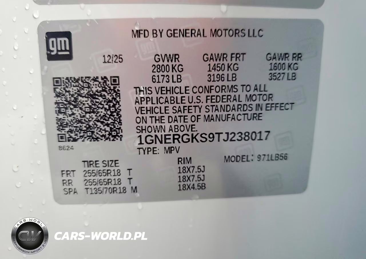 2026 Chevrolet Traverse Lt VIN:1GNERGKS9TJ238017 - 13