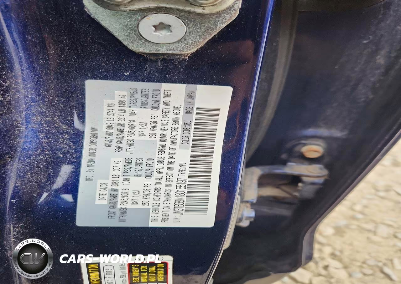 2008 Mazda Cx-9 VIN:JM3TB38V180155197 - 12