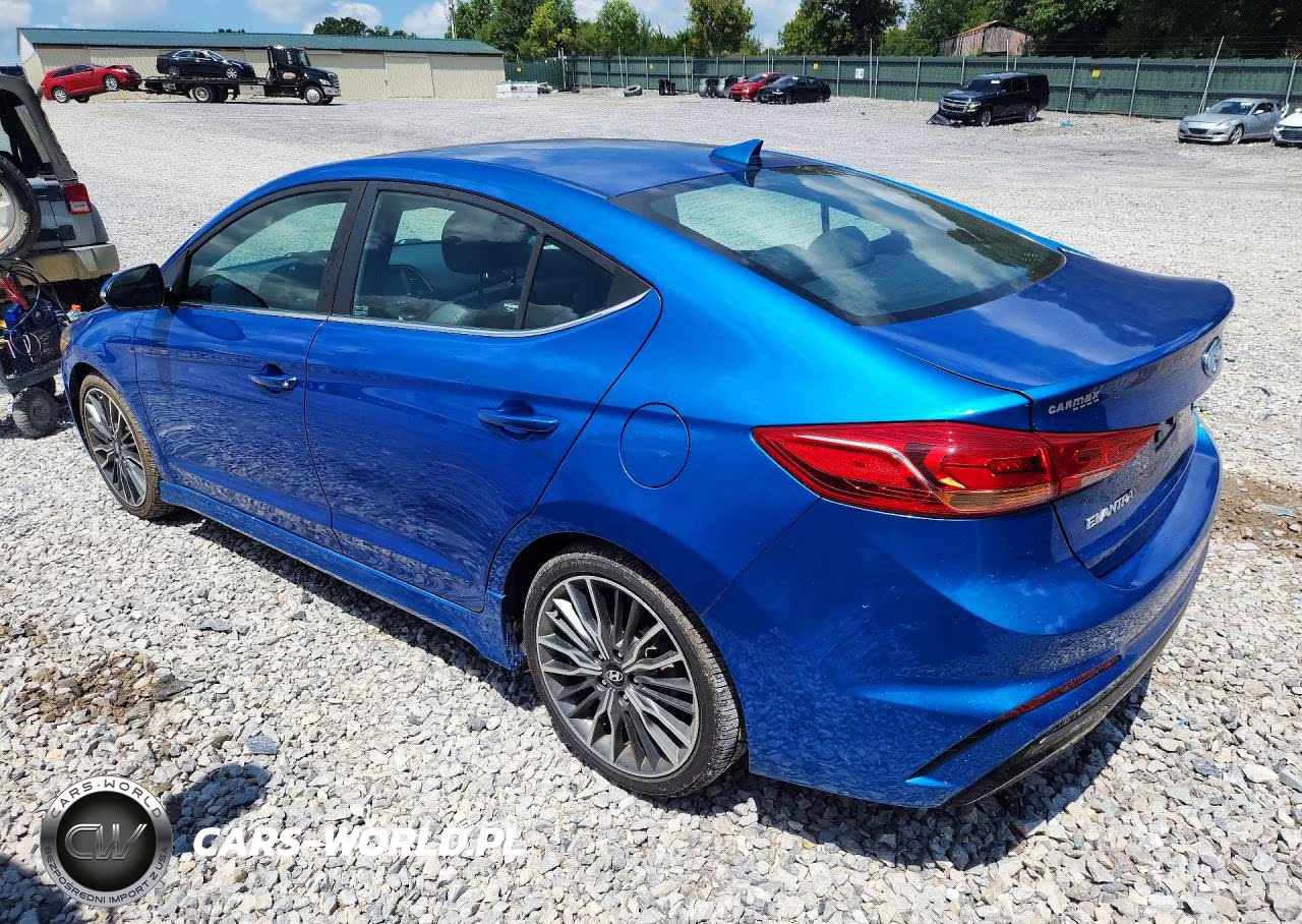 2017 Hyundai Elantra Sport VIN:KMHD04LB1HU351473 - 2