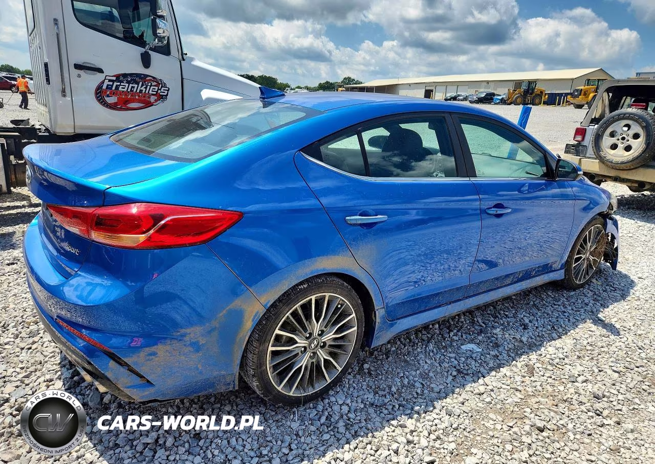 2017 Hyundai Elantra Sport VIN:KMHD04LB1HU351473 - 3