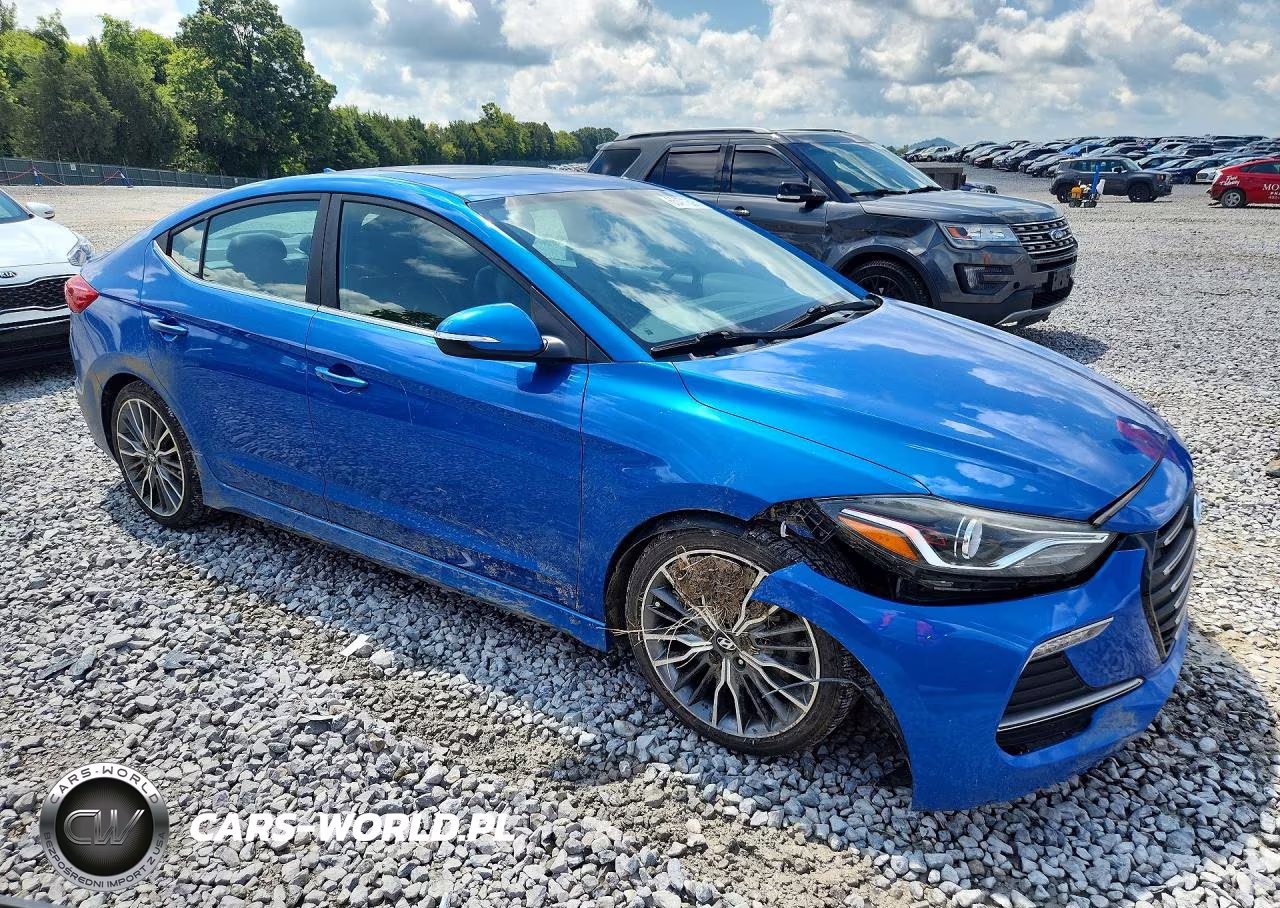 2017 Hyundai Elantra Sport VIN:KMHD04LB1HU351473 - 4