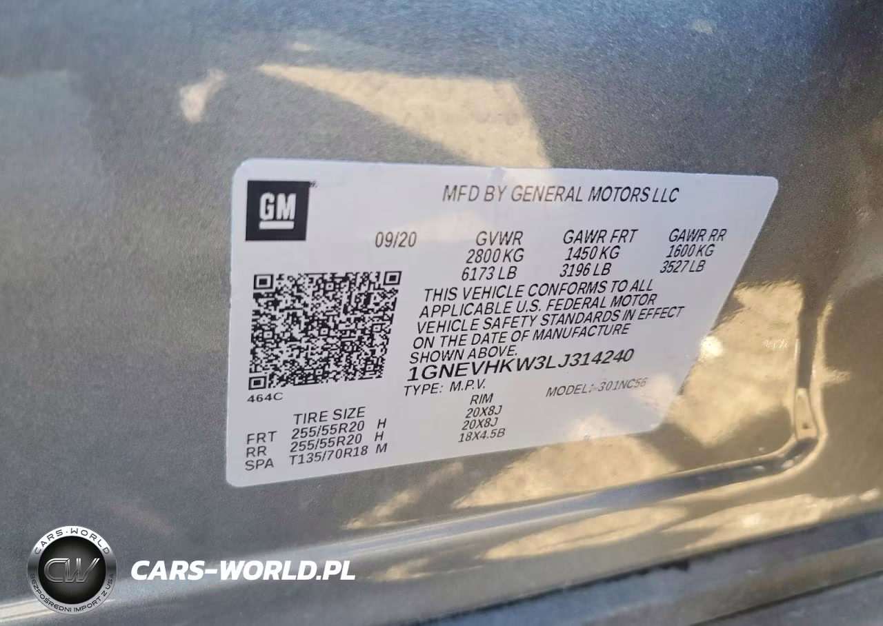 2020 Chevrolet Traverse Lt VIN:1GNEVHKW3LJ314240 - 14