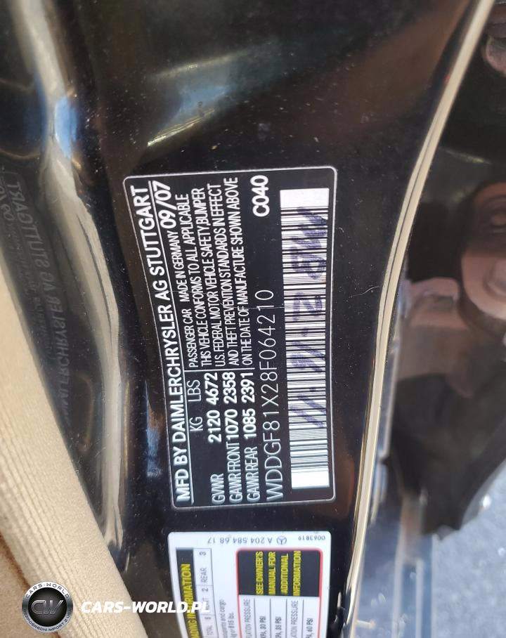 2008 Mercedes-Benz C 300 4Matic VIN:WDDGF81X28F064210 - 12