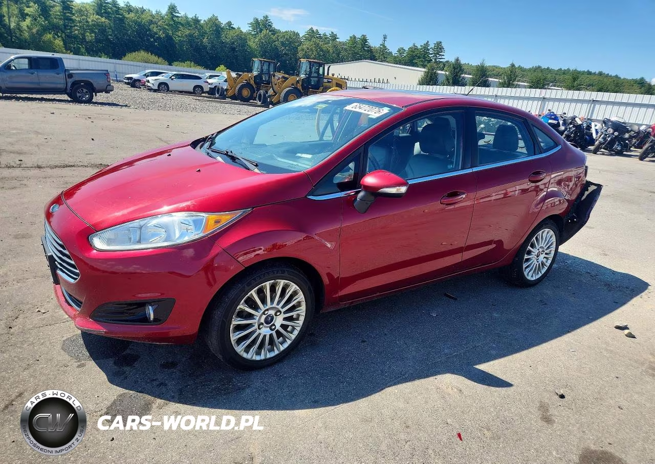 2014 Ford Fiesta Titanium VIN:3FADP4CJ8EM168195 - 1