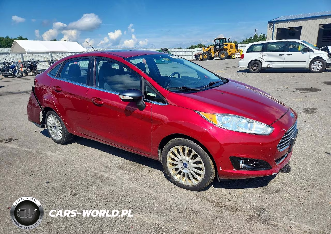 2014 Ford Fiesta Titanium VIN:3FADP4CJ8EM168195 - 4