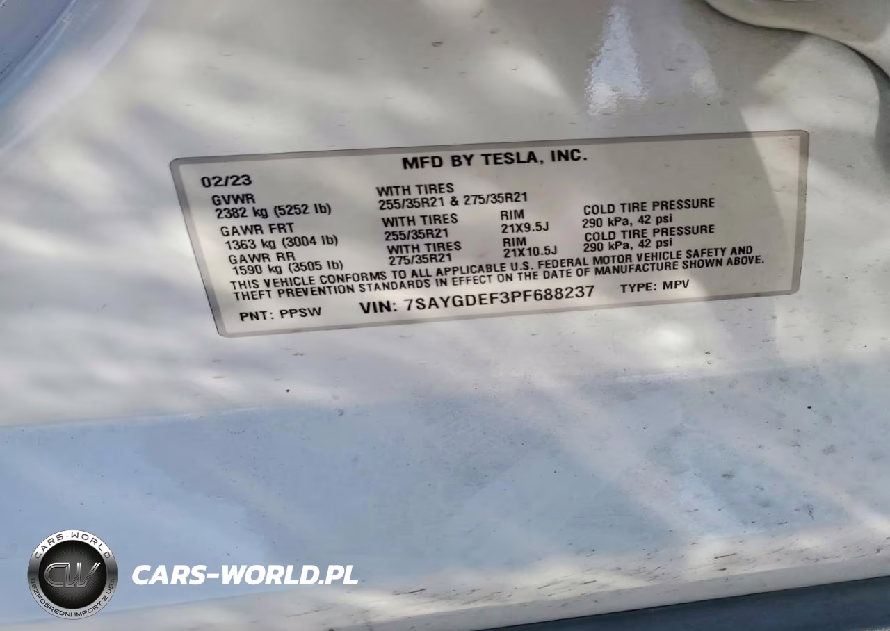 2023 Tesla Model Y VIN:7SAYGDEF3PF688237 - 12