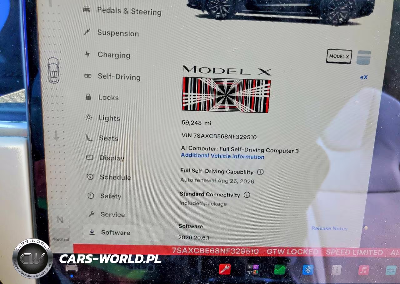 2022 Tesla Model X VIN:7SAXCBE68NF329510 - 9