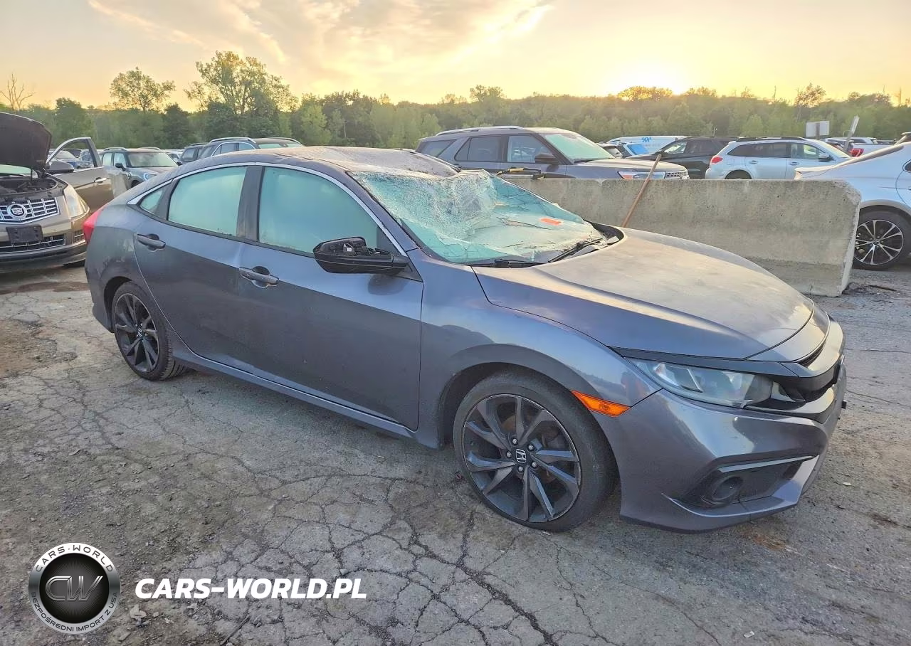 2019 Honda Civic Sport VIN:2HGFC2F88KH502832 - 4