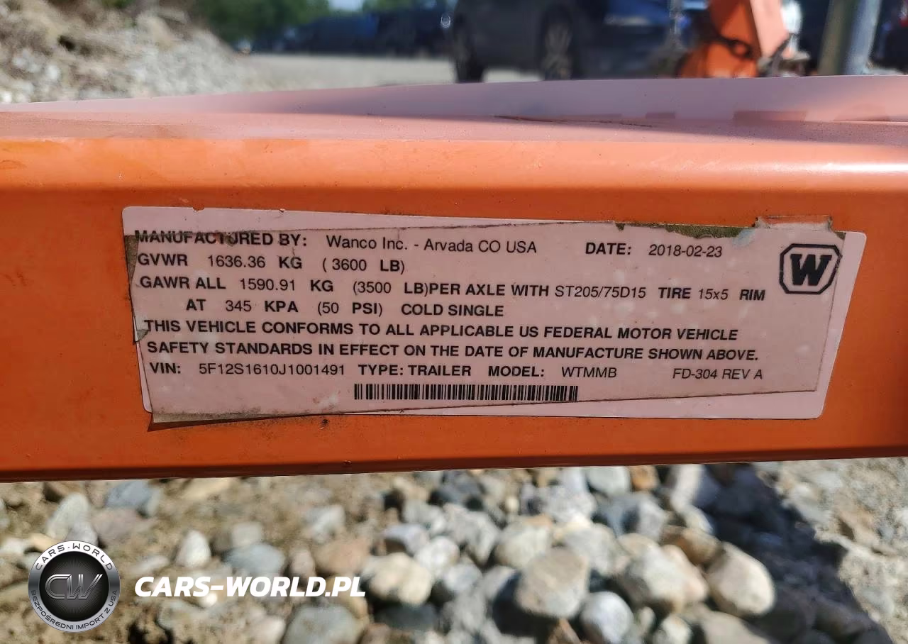2018 Wanco Wtmmb Arrow Board Trailer VIN:5F12S1610J1001491 - 10