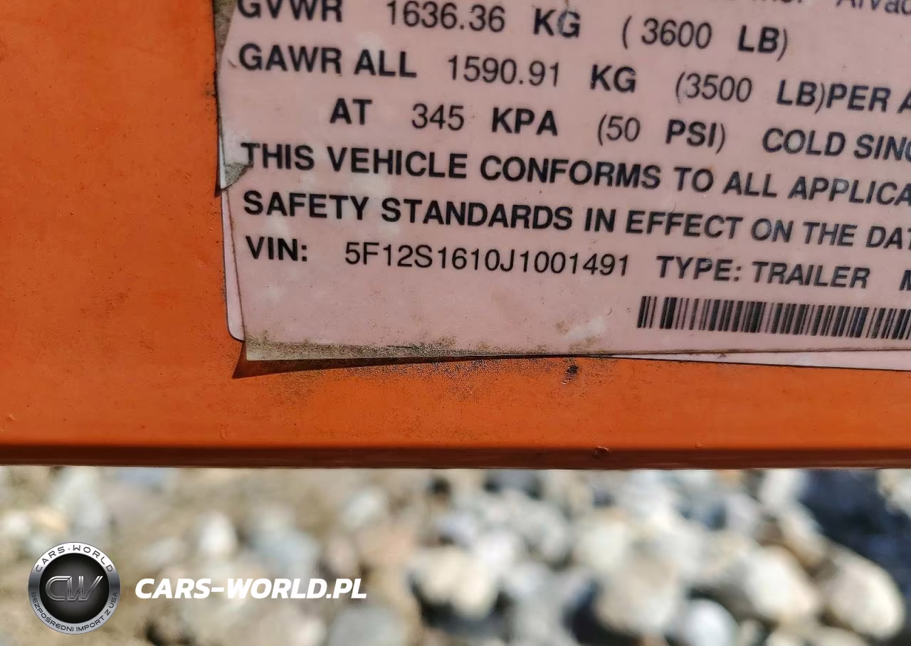2018 Wanco Wtmmb Arrow Board Trailer VIN:5F12S1610J1001491 - 8