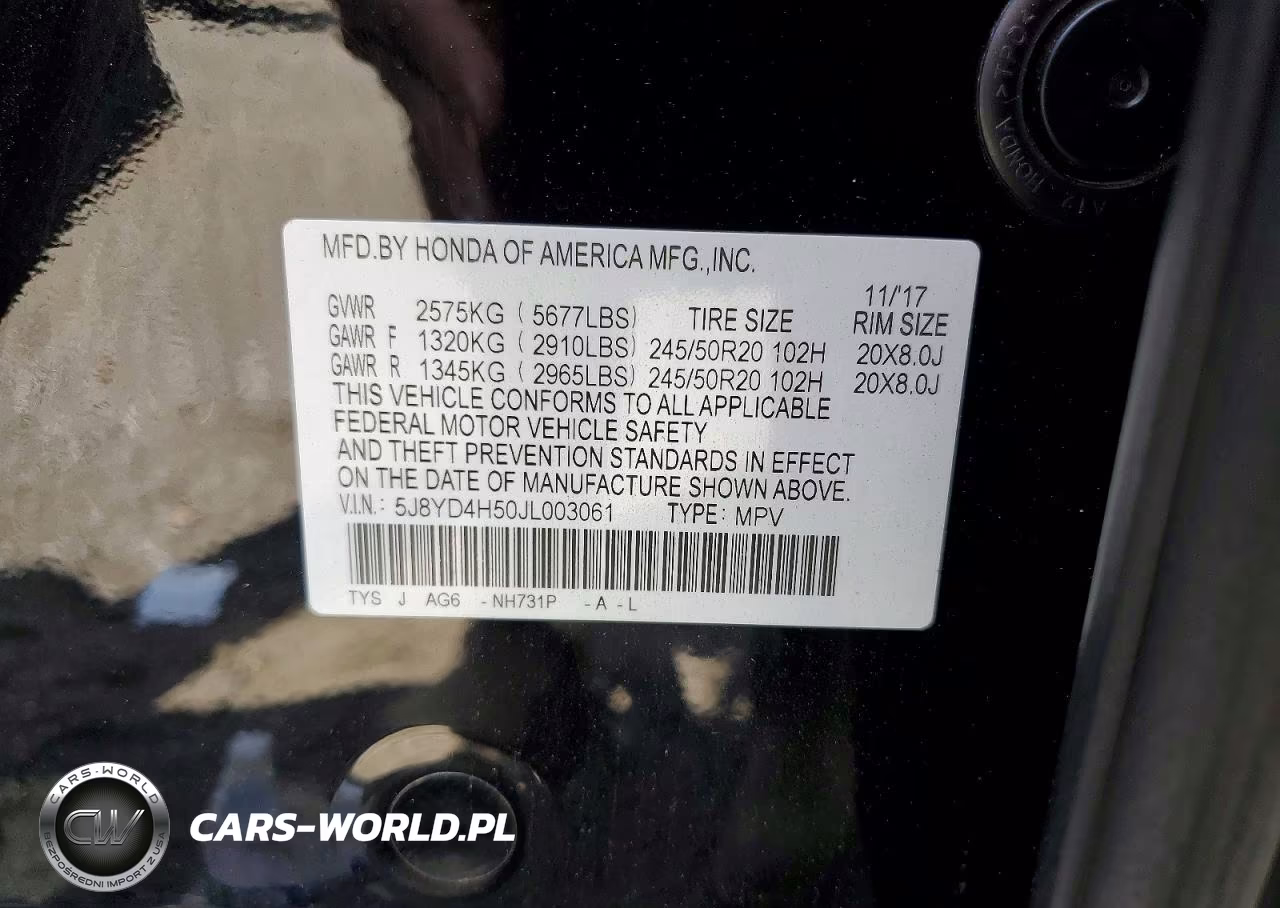2018 Acura Mdx Technology VIN:5J8YD4H50JL003061 - 13
