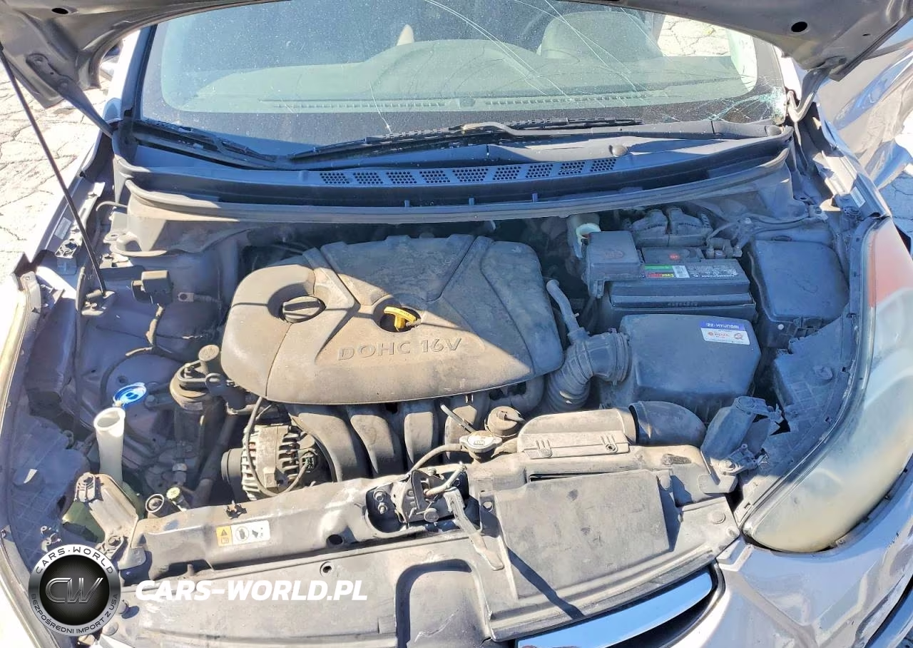 2013 Hyundai Elantra Gls VIN:KMHDH4AE2DU511988 - 11