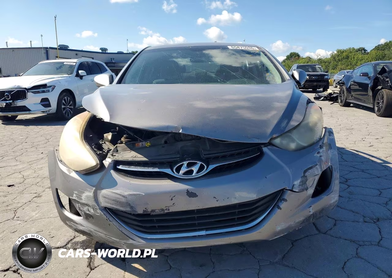 2013 Hyundai Elantra Gls VIN:KMHDH4AE2DU511988 - 5