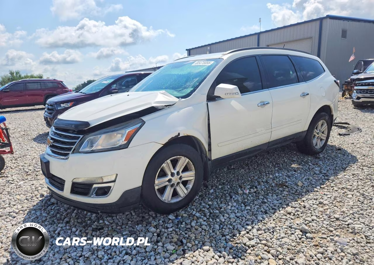 2013 Chevrolet Traverse Lt VIN:1GNKRGKD5DJ121833 - 1