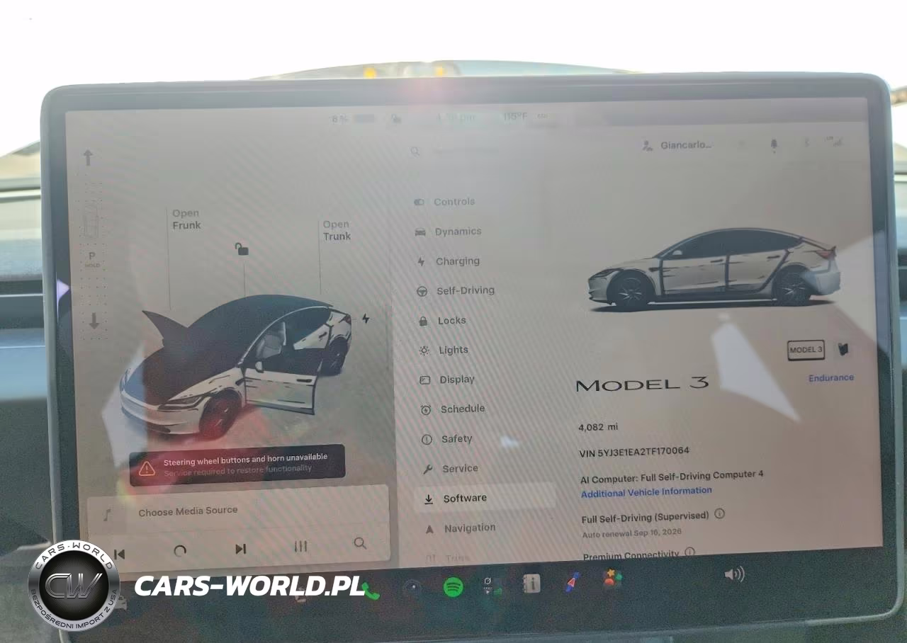 2026 Tesla Model 3 VIN:5YJ3E1EA2TF170064 - 9
