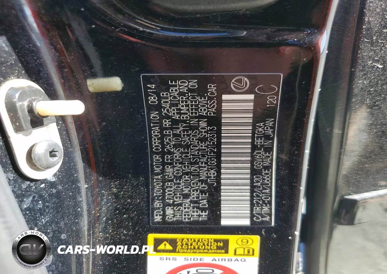 2015 Lexus Es 350 VIN:JTHBK1GG1F2152313 - 12