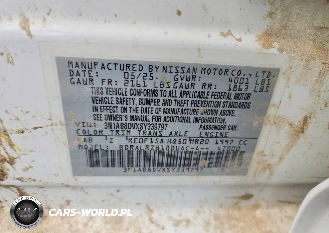 2025 Nissan Sentra Sr VIN:3N1AB8DVXSY339797 - 12