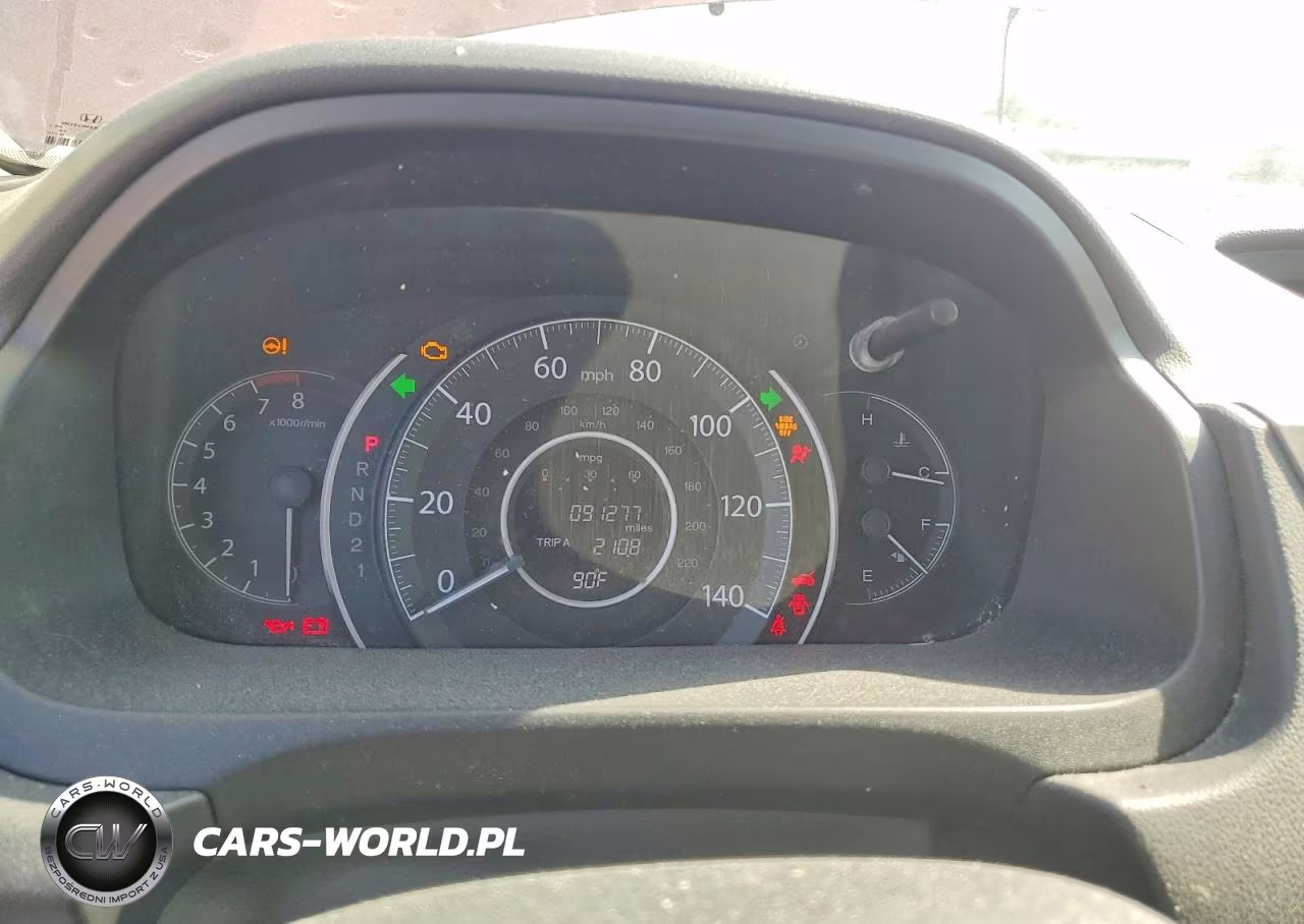 2013 Honda Cr-V Lx VIN:5J6RM3H36DL015001 - 9