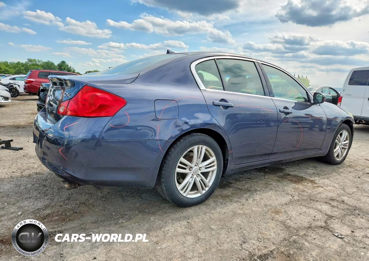 2012 Infiniti G25 Sedan X VIN:JN1DV6AR4CM731100 - 3