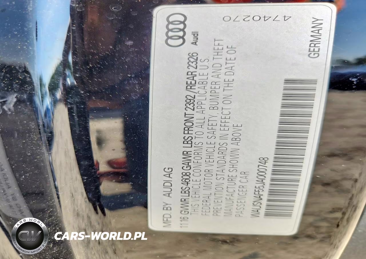 2018 Audi A5 VIN:WAUSNAF55JA000748 - 13