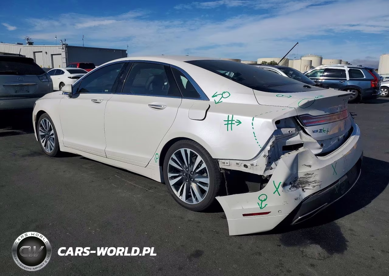 2019 Lincoln Mkz Reserve Ii VIN:3LN6L5MU9KR608450 - 2