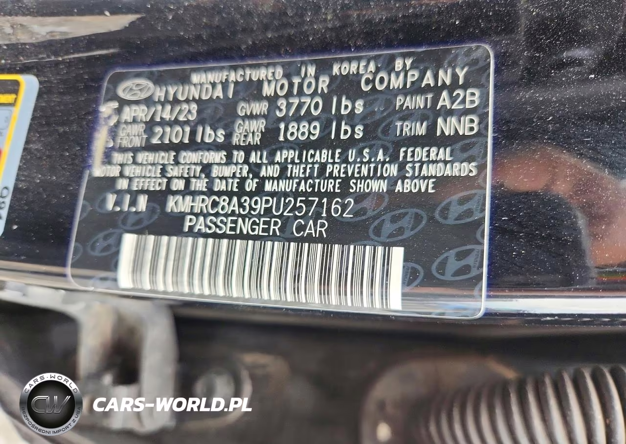2023 Hyundai Venue Sel VIN:KMHRC8A39PU257162 - 13