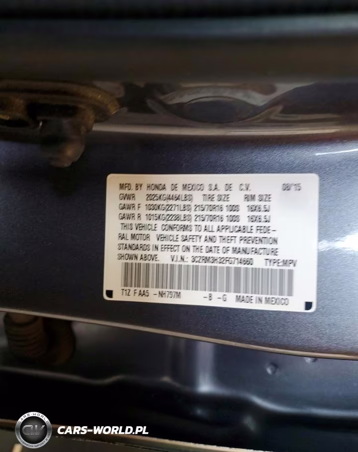 2015 Honda Cr-V Lx VIN:3CZRM3H32FG714660 - 13