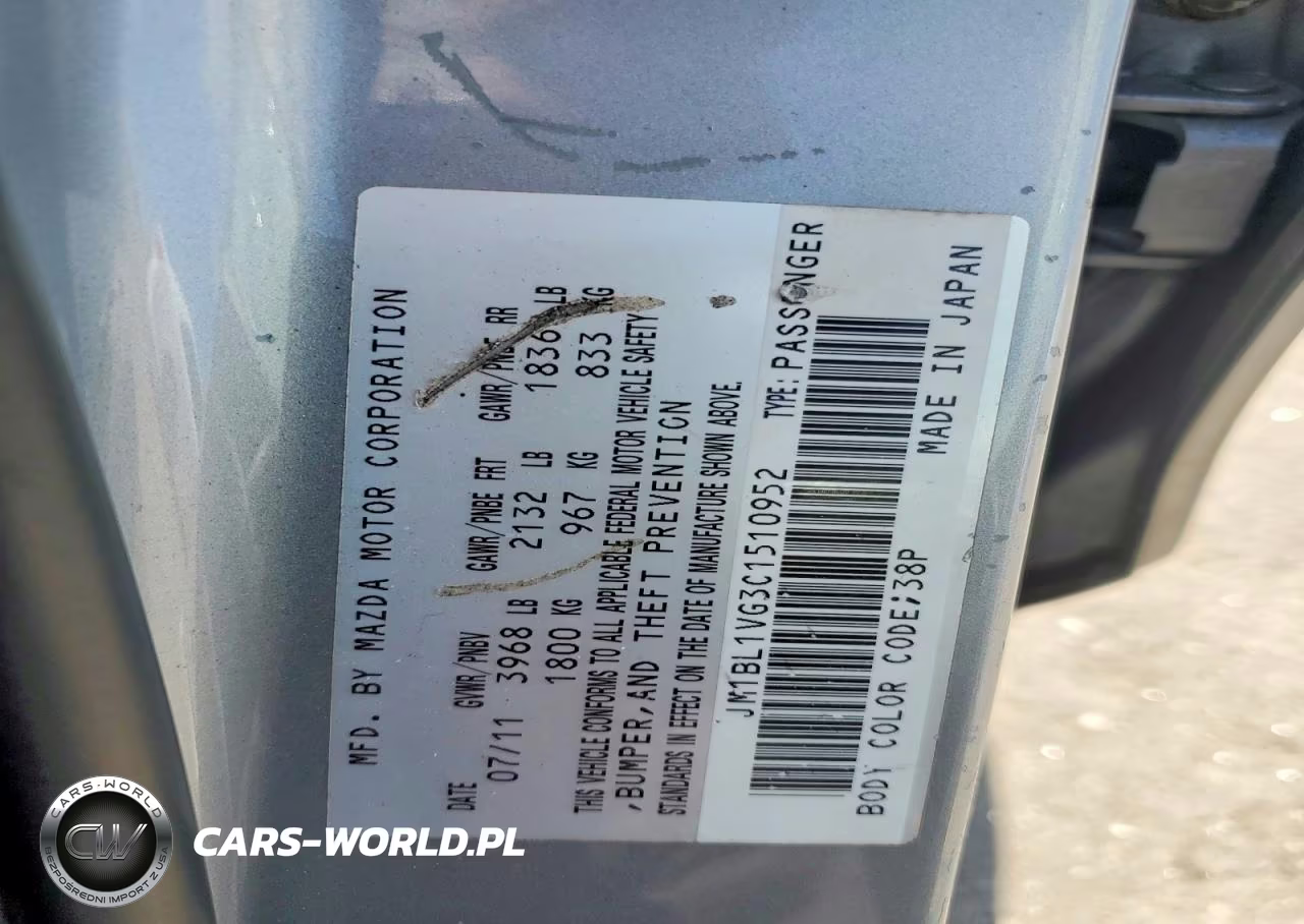 2012 Mazda 3 I VIN:JM1BL1VG3C1510952 - 12