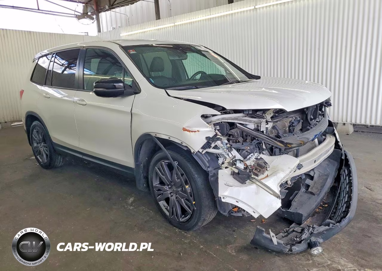 2021 Honda Passport Exl VIN:5FNYF7H51MB006620 - 4