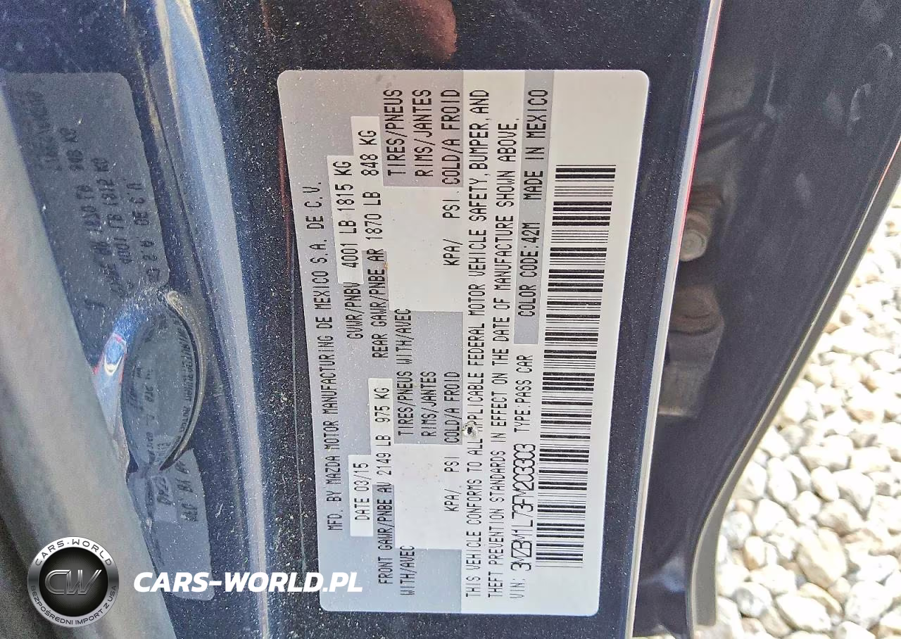 2015 Mazda 3 Touring VIN:3MZBM1L73FM203303 - 12