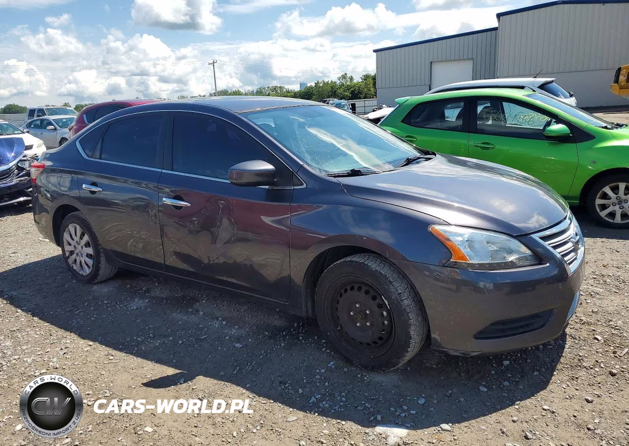 2014 Nissan Sentra Sv VIN:3N1AB7APXEY274678 - 4