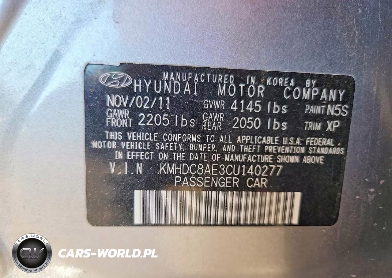 2012 Hyundai Elantra Touring Gls VIN:KMHDC8AE3CU140277 - 12