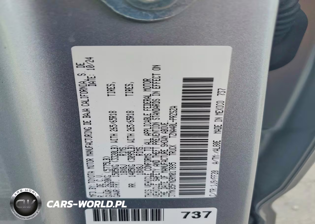 2024 Toyota Tacoma Sr5 VIN:3TMKB5FN2RM017895 - 13