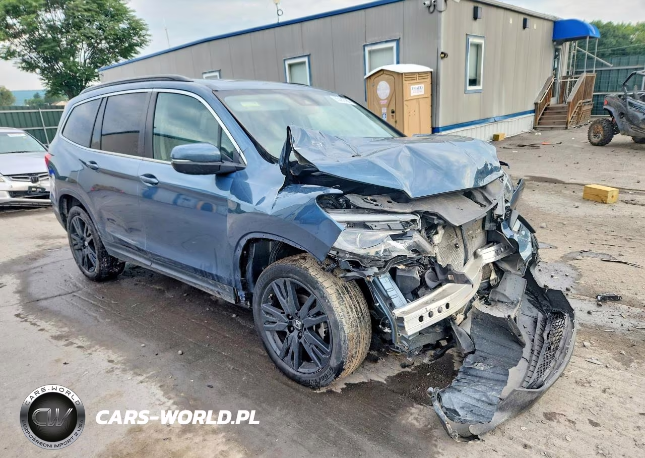 2022 Honda Pilot Se VIN:5FNYF6H24NB008847 - 4