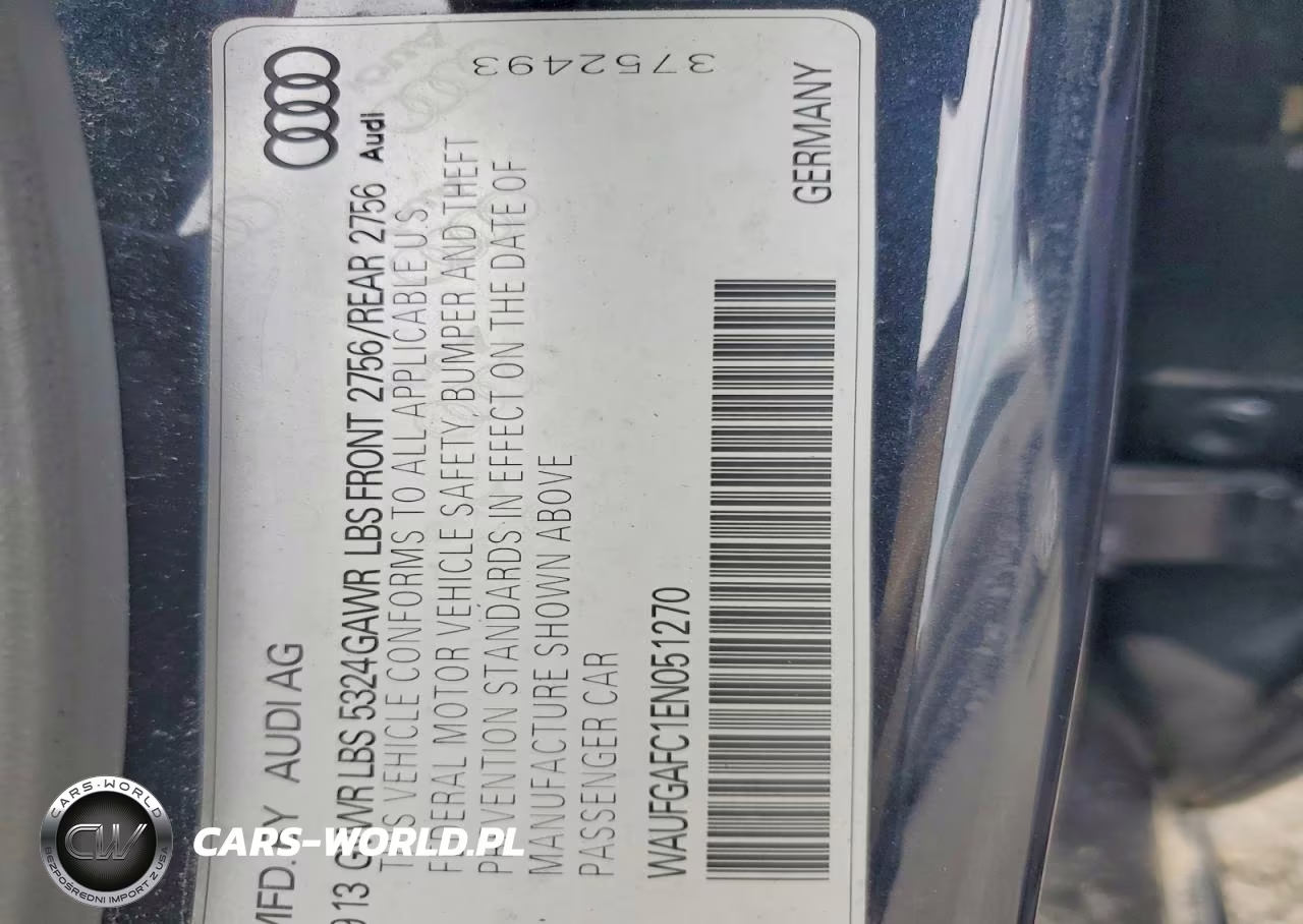 2014 Audi A6 Premium Plus VIN:WAUFGAFC1EN051270 - 12