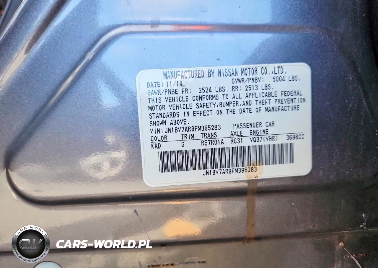 2015 Infiniti Q50 Premium VIN:JN1BV7AR9FM395283 - 13