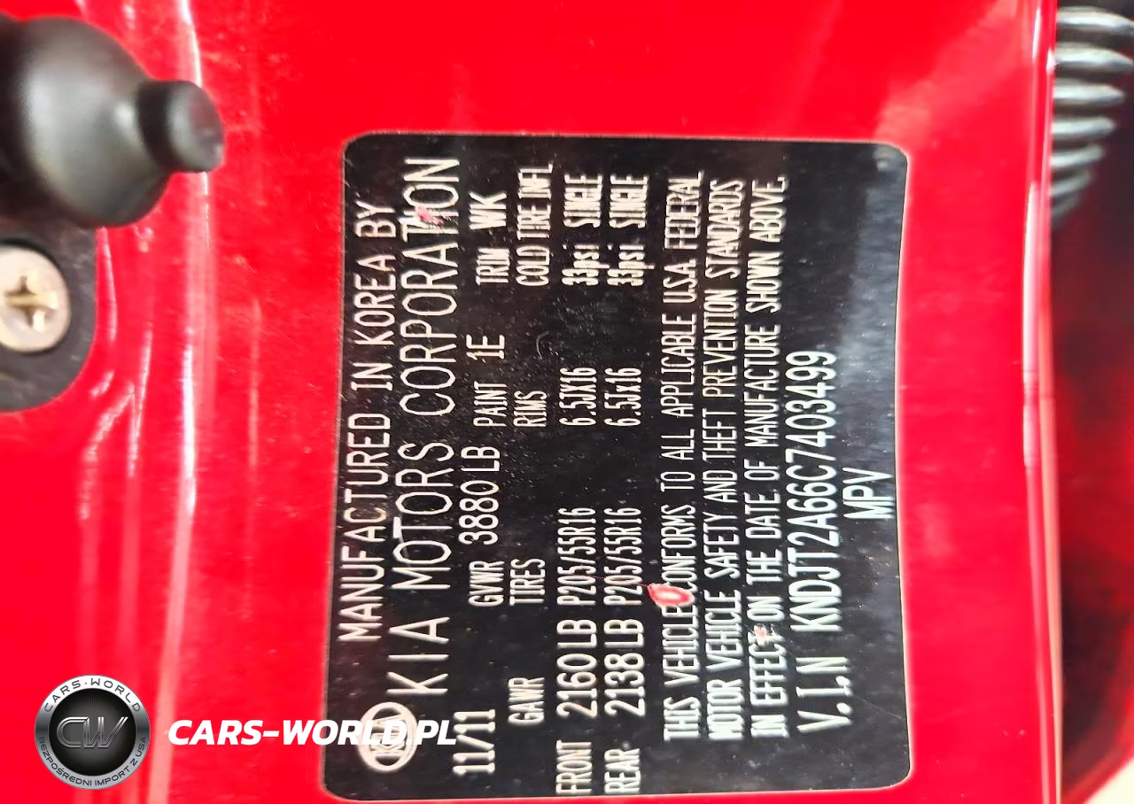 2012 Kia Soul + VIN:KNDJT2A66C7403499 - 12
