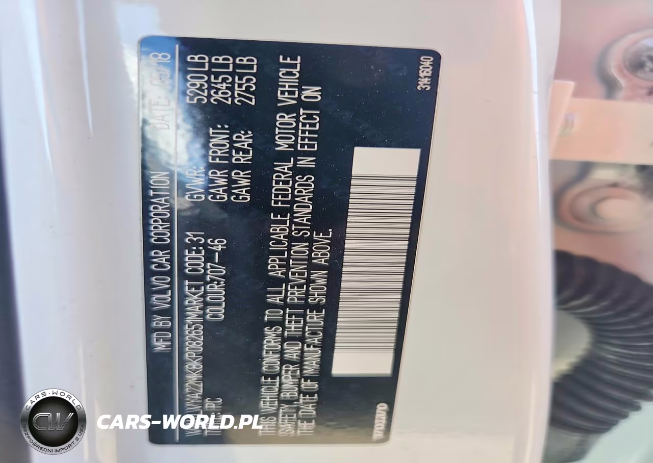 2019 Volvo S90 T6 Momentum VIN:LVYA22MK8KP082651 - 12