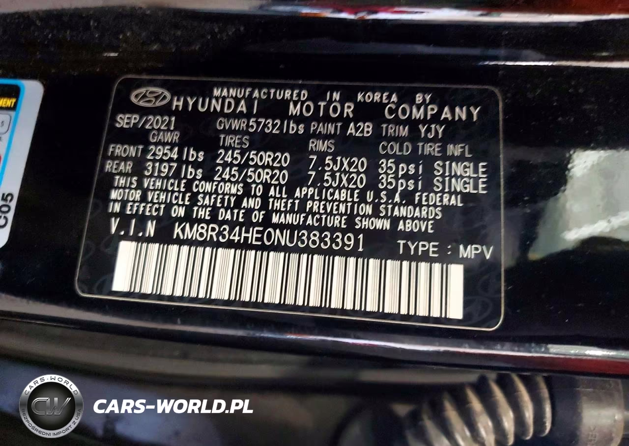 2022 Hyundai Palisade Sel VIN:KM8R34HE0NU383391 - 13