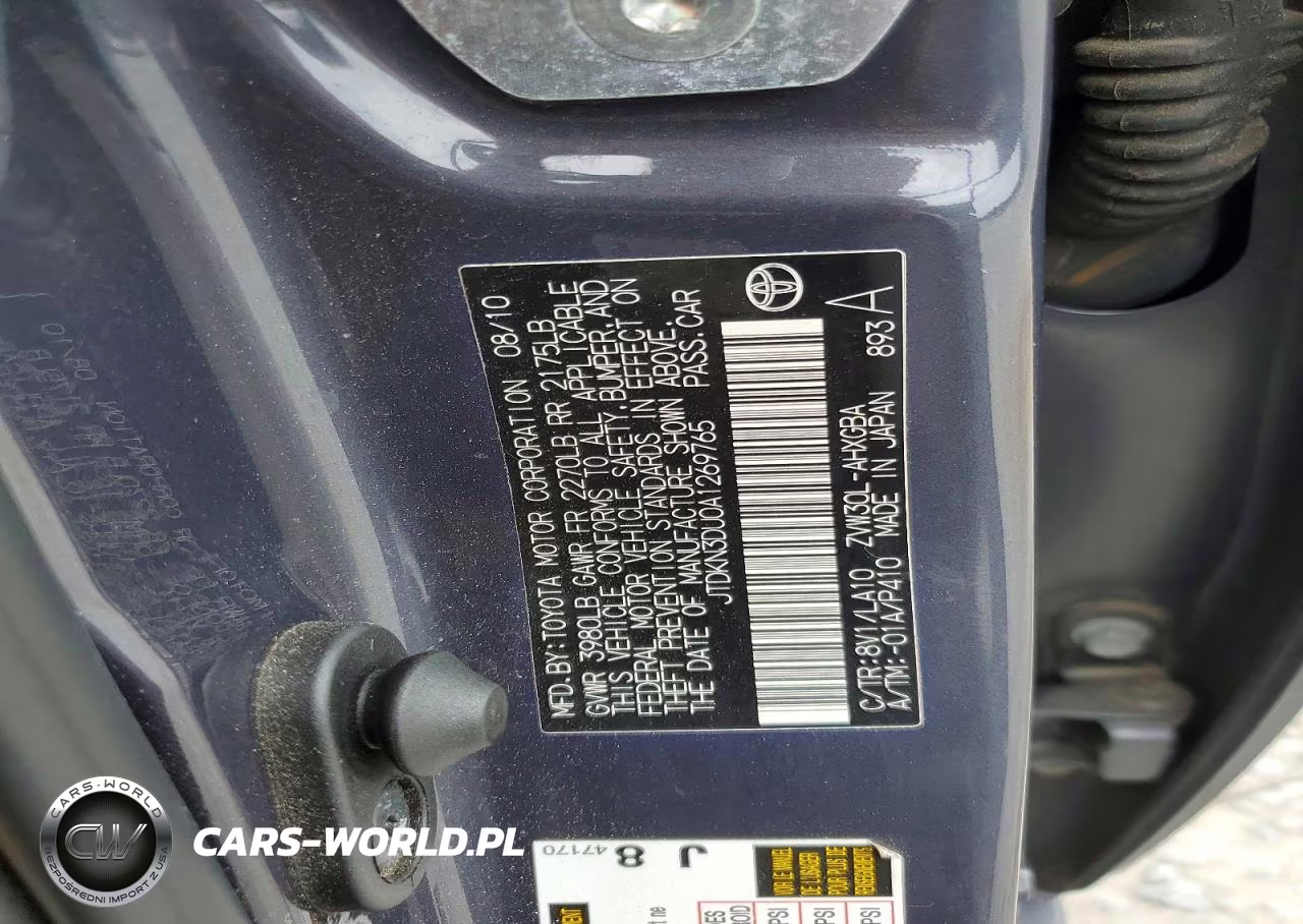 2010 Toyota Prius Iv VIN:JTDKN3DU0A1269765 - 12